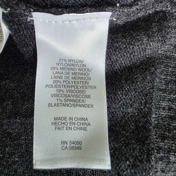 NWT Rachel Roy Grey Ruffle Cardigan Sweater Size XS - Picture 8 of 10